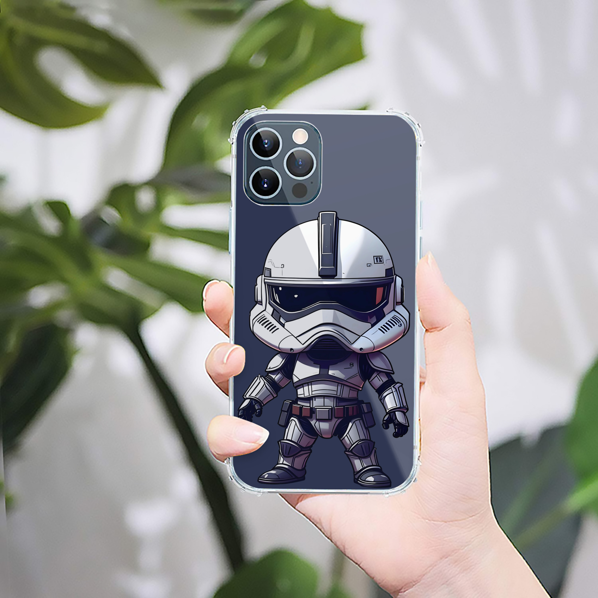 （画像用） スター・ウォーズ Star Wars 【iPhone 12シリーズ対応】透明スマホケース（クリアソフトケース）